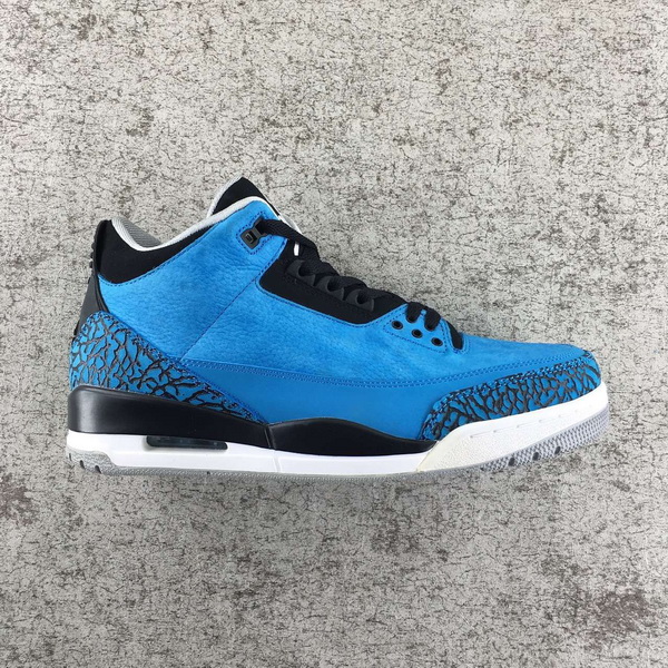 Authentic Air Jordan 3 Power Blue